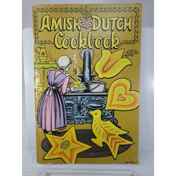 Amish Dutch Cookbook Ruth Redcay c1960s MCM Recipes from PA Restaurants Hotels - Picture 1 of 16